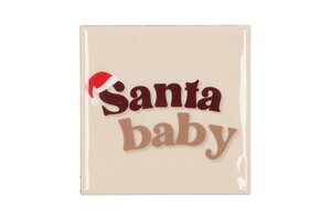 Tile Santa Baby L 10 x B 10 cm