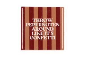 Tile Throw Pepernoten L 10 x B 10 cm