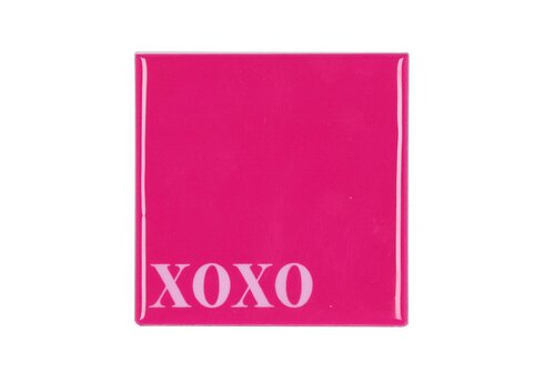 TILE XOXO PINK 10X10X1CM