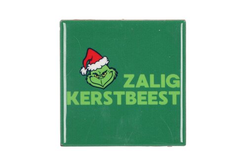 Tile Zalig Kerstbeest L 10 x B 10 cm