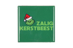 Tile Zalig Kerstbeest L 10 x B 10 cm