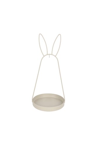 Tray D 23 x H 49 cm Konijn woolwhite