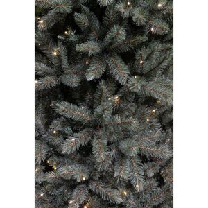 Triumph Tree Forest Frosted kunstkerstboom LED blauw - H 215x D 140 cm - afbeelding 2