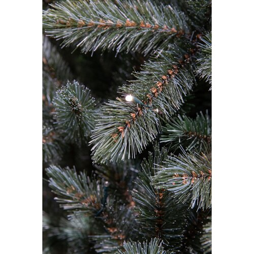 Triumph Tree Forest Frosted kunstkerstboom LED blauw - H 215x D 140 cm - afbeelding 3