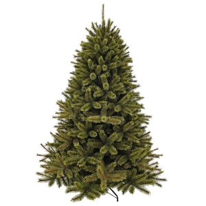 Triumph Tree Kunstkerstboom Forest Frosted groen - H 155 x Ø 119 cm - afbeelding 1