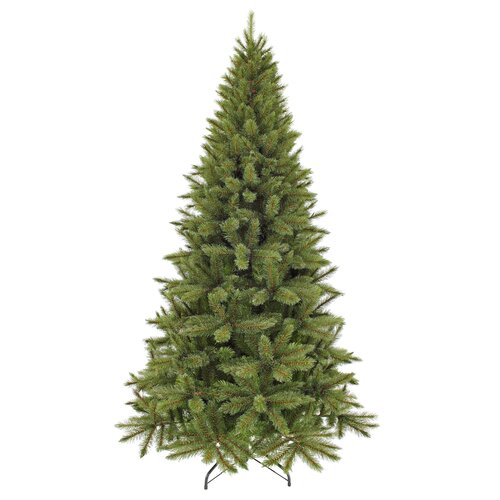 Triumph Tree Kunstkerstboom Forest Frosted slim groen - H 260 x Ø 140 cm - afbeelding 1