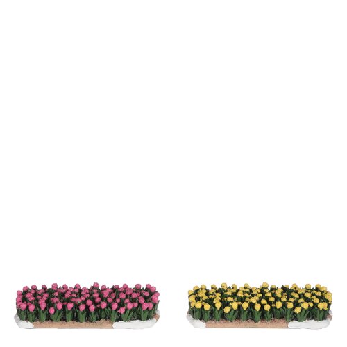 Tulip field 2 pieces - L 10 x W 4,5 x H 2 cm