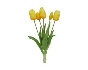 Tulp bundel (5) geel 40 cm