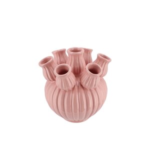 Tulpenvaas Amsterdam Bubbles Roze - D 16 H 15 - afbeelding 1