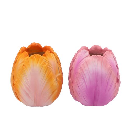 Tulpenvaas Toulon Sunrise Pink - D 16 x H 18 - afbeelding 1