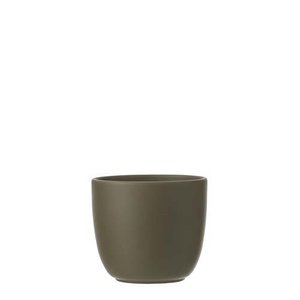 Tusca pot rond groen - h13xd13,5cm