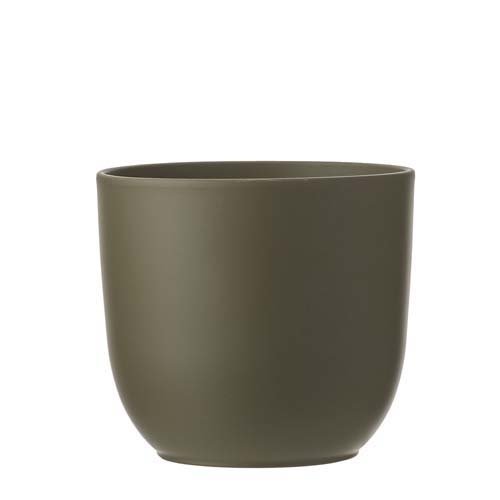 Tusca pot rond groen - h20xd22,5cm