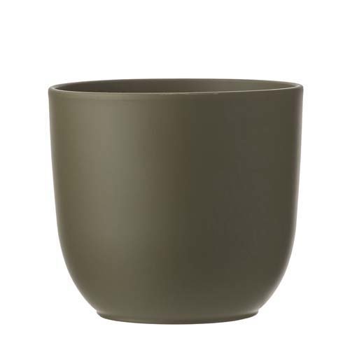 Tusca pot rond groen - h25xd28cm