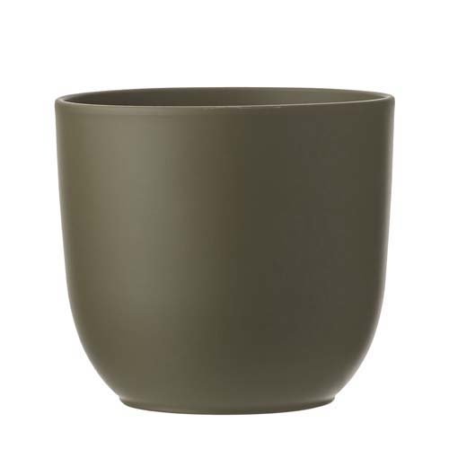 Tusca pot rond groen - h28,5xd31cm