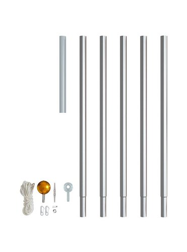 Twinkly Paal aluminium - H 600 cm