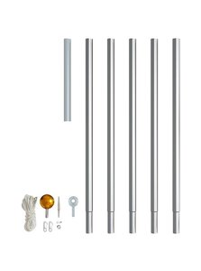 Paal aluminium - H 600 cm