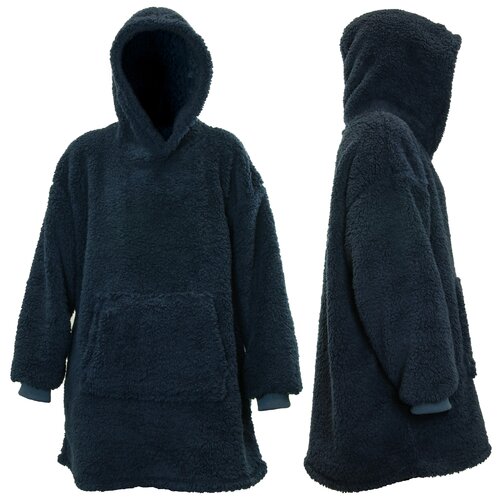 Unique Living Hoodie Teddy Dark blue