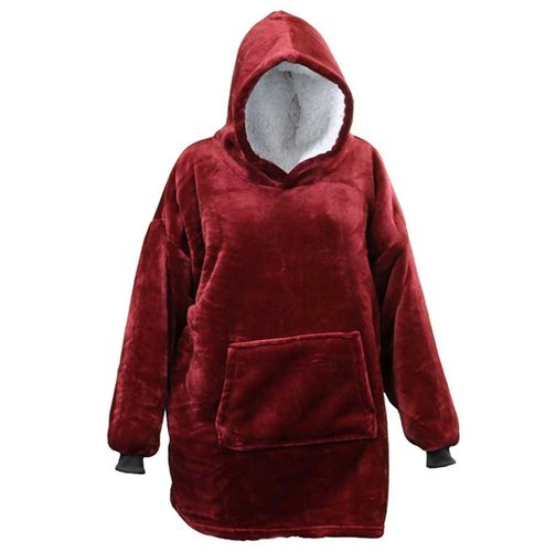 Unique Living oversized hoodie - Bloodstone