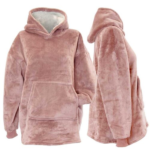 Unique Living  Oversized kids hoodie old pink