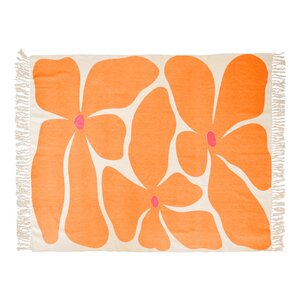 Unique Living Plaid Melia apricot - L 125 x B 150 cm