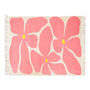 Unique Living Plaid Melia sugar pink - L 125 x B 150 cm