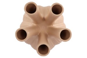 Vaas Aglio Straight Sand 26 x 26 x 35 cm - afbeelding 2