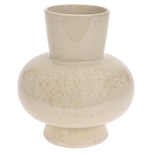 Vaas bol porselein - D 19 x H 22 cm