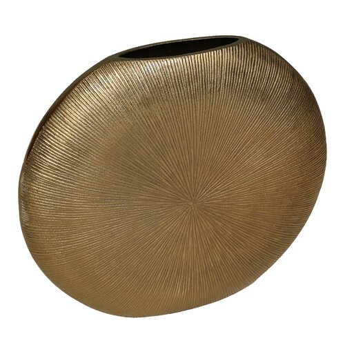 Vaas brass antique - B 50 x H 45 x D 13 cm - afbeelding 1