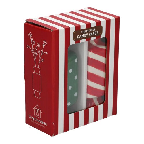 Vaas Candy in giftbox rood - H 11.5 x D 4.5 cm