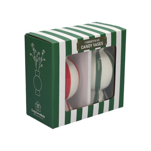 Vaas Candy in giftbox wit - H 11.5 x D 6 cm