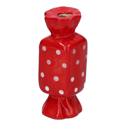Vaas Candy rood - H 15 x D 6.5 cm