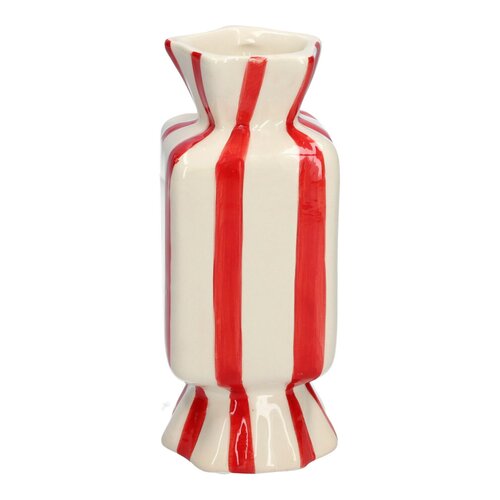 Vaas Candy rood - H 15 x D 6.5 cm