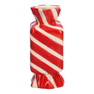 Vaas Candy rood - H 15 x D 6.5 cm
