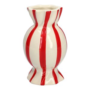 Vaas Candy rood - H 15 x D 8.5 cm
