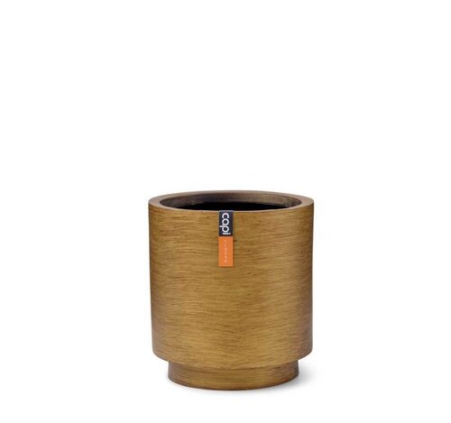 Vaas cilinder Retro 23x25 goud