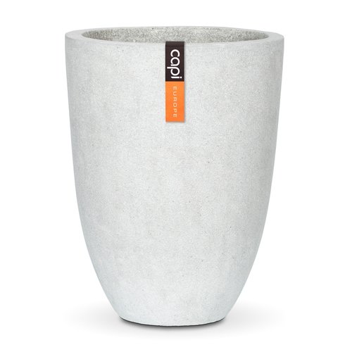 Vaas Elegant laag Lichtgrijs - Ø 46 x H 58 cm