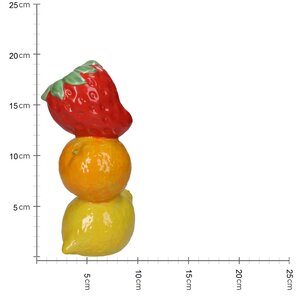 Vaas Fruit Fijn Aardewerk Multi 9,6 x 8 x 19,5 cm - afbeelding 5