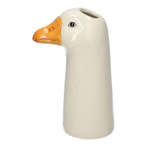 Vaas Gans wit - H 10 x D 4 cm