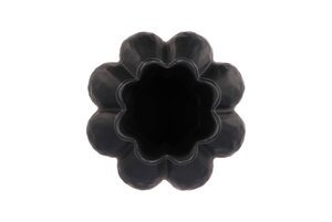 Vaas Garlic Black Low 16 x 19 cm - afbeelding 2