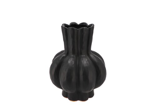 Vaas Garlic Black Low 21 x 25 cm - afbeelding 1