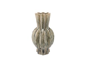 Vaas Garlic Green Active Glaze High 17 x 30 cm - afbeelding 1