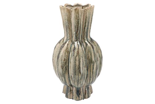 Vaas Garlic Green Active Glaze High 25 x 45 cm - afbeelding 1