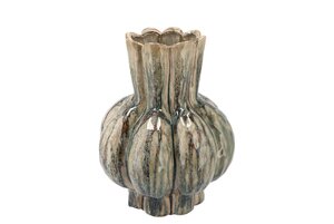 Vaas Garlic Green Active Glaze Low 28 x 35 cm - afbeelding 1