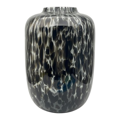 Vaas Glas Black Cheetah - Ø 29 x H 42 cm