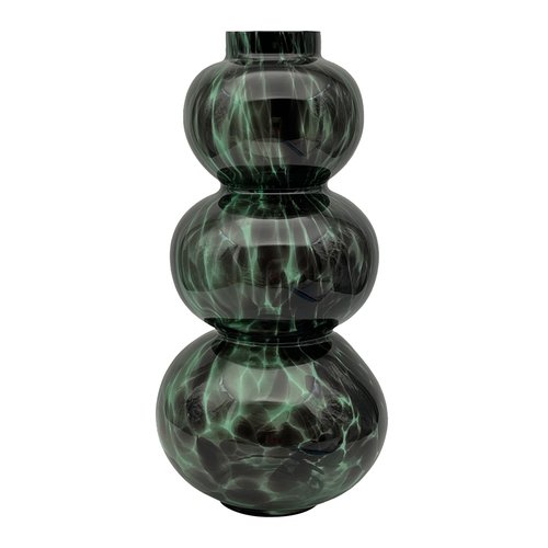 Vaas Glas Green Leopard - Ø 18,5 x H 36 cm