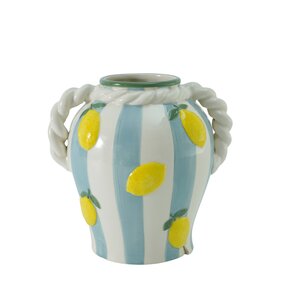Vaas greek lemons - D 17 x H 20 cm - afbeelding 2
