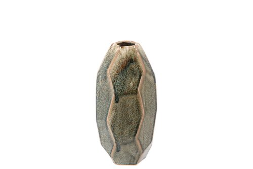 Vaas Jada Green Rock  Active Glaze 15 x 30 cm - afbeelding 1