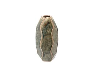 Vaas Jada Green Rock  Active Glaze 15 x 30 cm - afbeelding 1