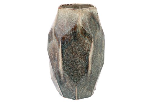 Vaas Jada Green Rock Active Glaze 25 x 42 cm - afbeelding 1