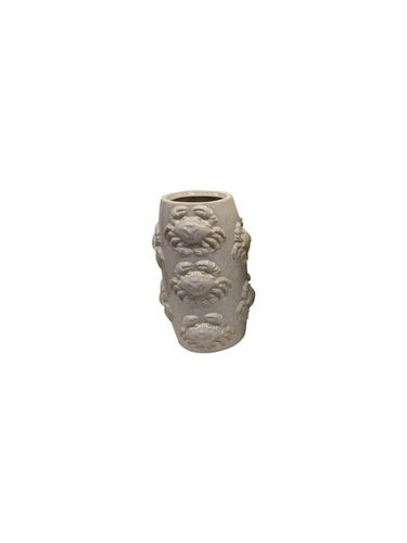 Vaas Krab - D15 x H25cm Crème